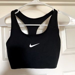 Small, black, dry fit, Nike bra